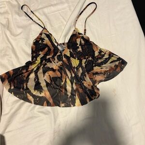 Urban outfitters blouse cropped